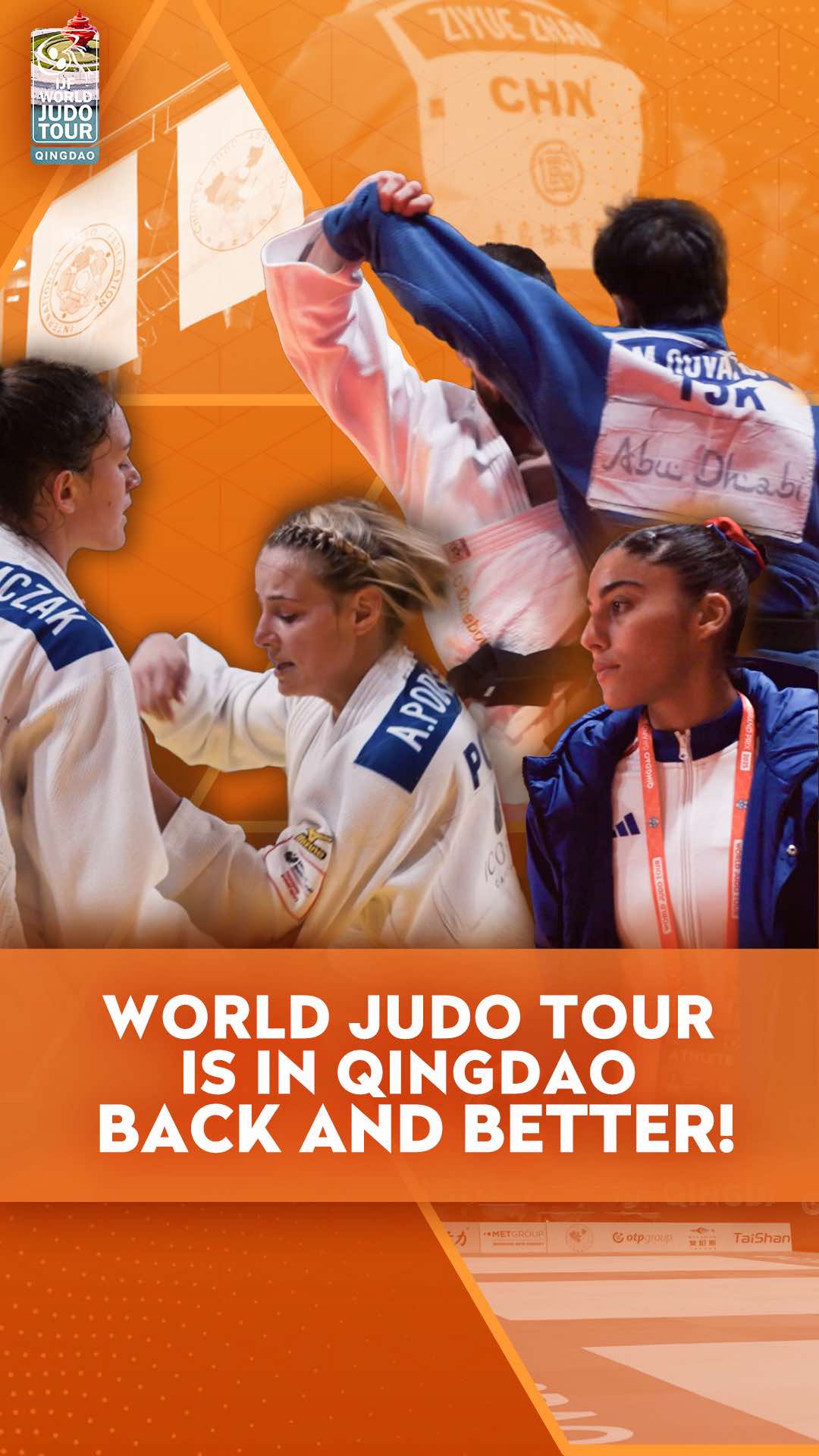 World Judo Tour is in Qingdao - back and better! 🇨🇳 Follow all the action on JudoTV.com 💻 #JudoQingdao #China #IJF #Judo #RoadToLA2028