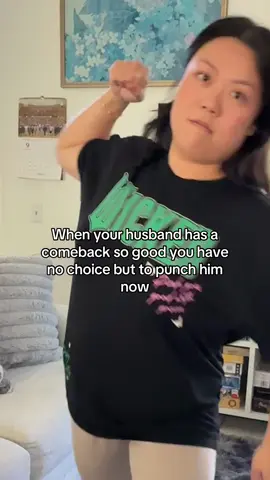 Never resort to violence doe #combacks #husbandwife 