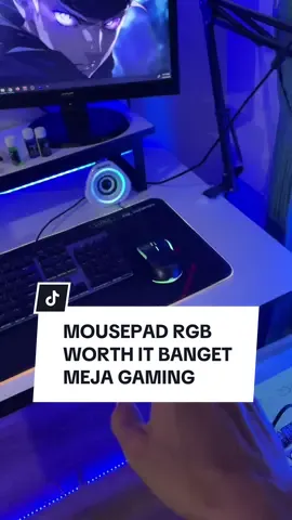 Mousepad RGB gak nyesel beli #mousepad #mousepadrgb #mousepadgaming #mousepadanime #guncang99 