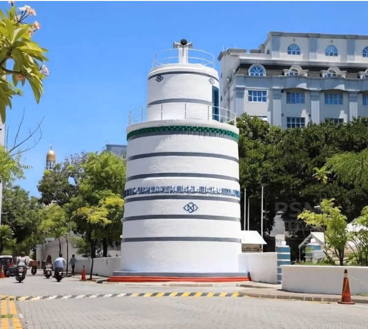 Reconstruction of the minaret #fyp #maldives #foryou #ai #maldivestiktok 