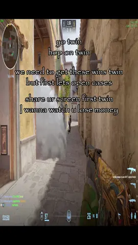 fr twin, hop on so I can see u burn thru ur paycheck and get blues in return 😛 TAG THAT ONE BRO WHO CAN'T STOP OPENING CASES ‼️🗣️ #CS2 #fyp #cs2moments #cs2memes #stretchtok 