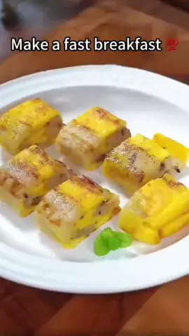 Breakfast quickie 😍 #Foodie #bananabreakfast 