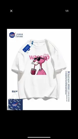 新疆长绒棉100棉纯棉T#新品 #粉红豹 #潮男潮女 