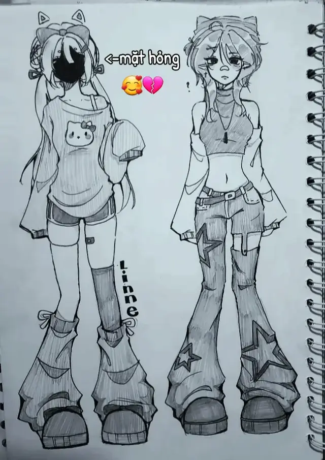 hầu như vẽ ở lớp-)#vebodynu #xuhuong #vẽtranh 