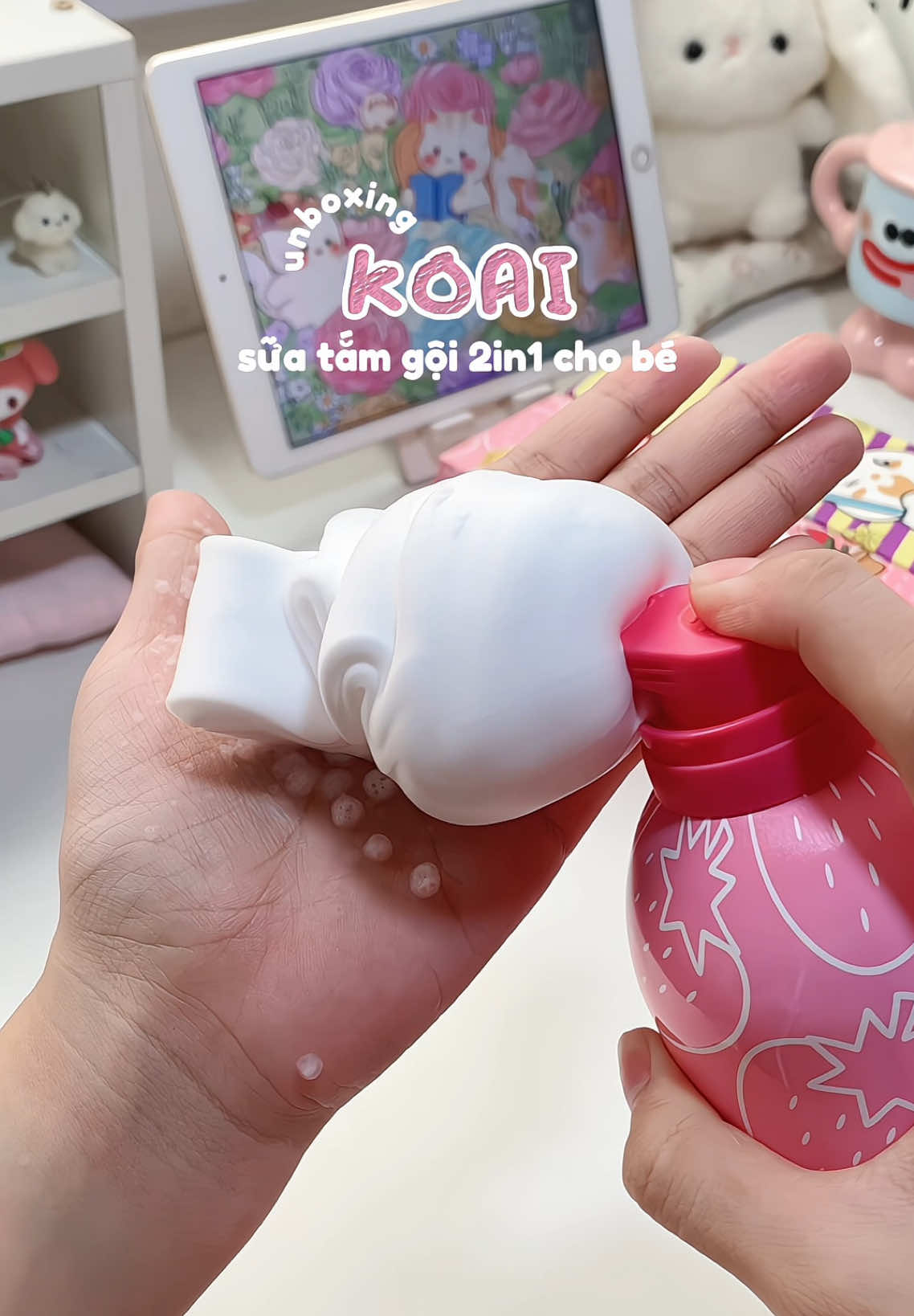 sữa tắm gội 2in1 cho bé mùi hương trái cây ngọt ngào cưng lắm #koai #suatamgoi #suatamgoi2in1chobe #viral #xuhuong 