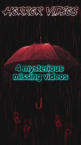 4 mysterious missing videos #horror #ghost #scary #mystery 
