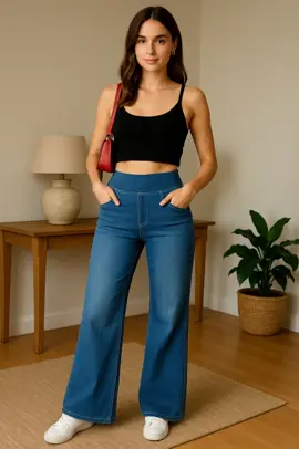 The fabric looks very similar to real denim but feels as comfortable as your favorite pair of pants.#fall#fallaesthetic#fallvibes#fashiontok#autumnvibes#wideleg#widelegpants#widelegjeans#jeans#outfits#OOTD#outfitinspo#afordablefashion#tiktokshopmemorialday#womenjeans#fashion#stretchyjeans#womensfashion#casualjeans#tiktokshop#tiktokshopcreatorpicks#womenjeans#fashion#stretchyjeans#feelingirl#streetwear#FallFreshness#TikTokShopBlackFriday#TikTokShopCyberMonday