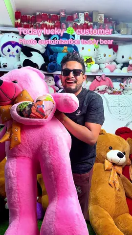 Photo Custom Teddy Bear – Personalized Love Gift with Matching Heart 🧸❤️ Turn your memories into the cutest gift ever! Our Photo Custom Teddy Bear comes with a matching heart that makes it extra special for love birds. Simply add your favorite photo, and we’ll create a one-of-a-kind teddy that carries your love everywhere. Soft, cuddly, and filled with warmth, this bear is the perfect surprise for anniversaries, Valentine’s, birthdays, or just to say I love you. A timeless keepsake that makes your love story unforgettable. .	#LoveBearGift 		#CoupleCuddles 		#PhotoTeddy 		#HeartToHeartBear 	.	#DollmanduLove