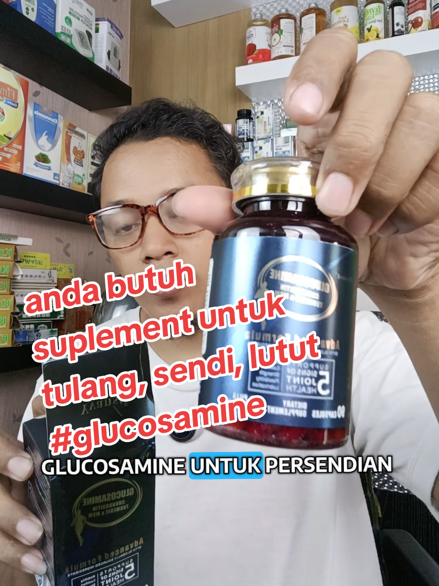 Sering pegal, kaku, atau sendi bunyi ‘krek-krek’? Coba perhatikan, bisa jadi sendi kamu butuh nutrisi tambahan!” #glucosamine #sendi #tulang #lutut 