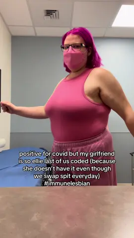 i’m grateful she’s okay and is able to be with me👩‍❤️‍💋‍👩. all jokes aside, i feel awful. please mask when you’re sick and keep testing! #covid19 #ilovemygf #tlou #lgbtq #plussize 