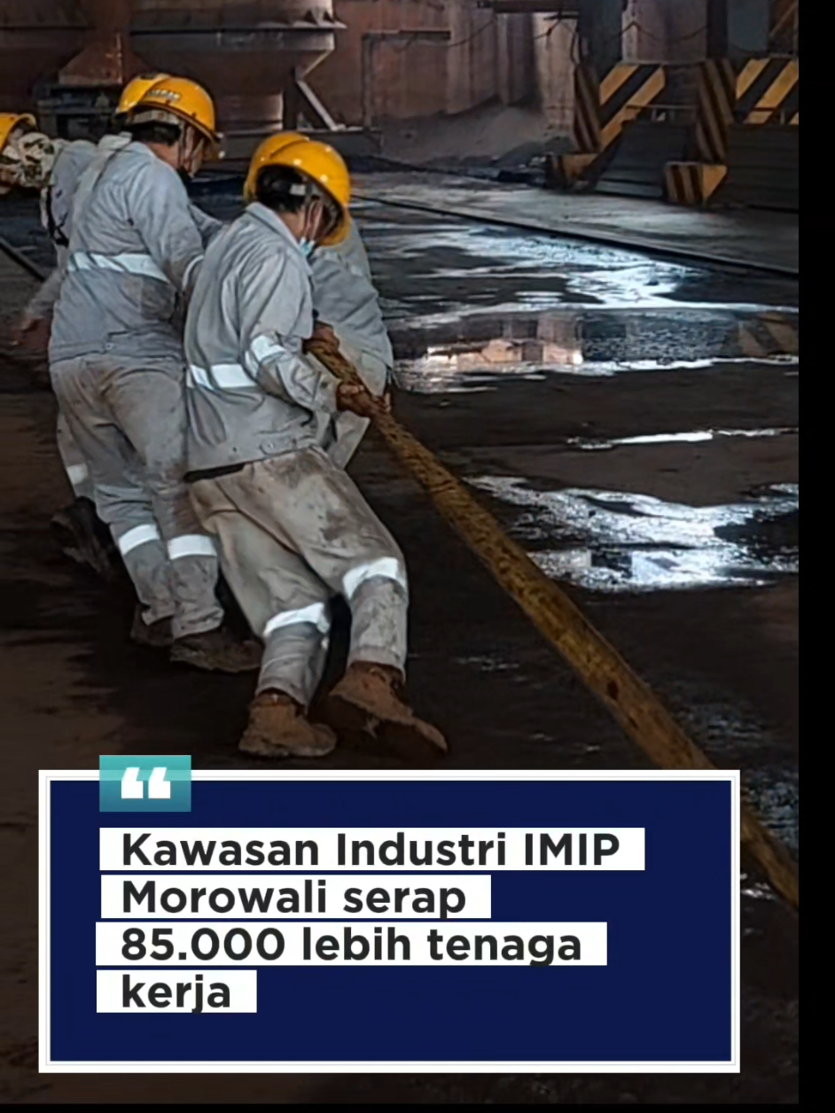 IMIP di Morowali Serap Ribuan Pekerja Kawasan industri Indonesia Morowali Industrial Park (IMIP) kini mempekerjakan lebih dari 85 ribu orang. Sebagian besar atau sekitar 93 persen berasal dari Pulau Sulawesi, dengan jumlah terbesar dari Sulawesi Tengah, khususnya Kabupaten Morowali. Jumlah pekerja terus meningkat dari tahun ke tahun, dari sekitar 35 ribu orang pada 2020 menjadi lebih dari 85 ribu pada 2025. Pekerjaan yang ada beragam, mulai dari crew, operator, teknisi, hingga supervisor. Selain itu, IMIP juga menerapkan prinsip anti-diskriminasi, memberi hak cuti bagi karyawan perempuan, dan mulai banyak posisi manajerial yang diisi tenaga kerja Indonesia. #fyp #helmkuning #tambang #indonesia #fyppppppppppppppppppppppp 