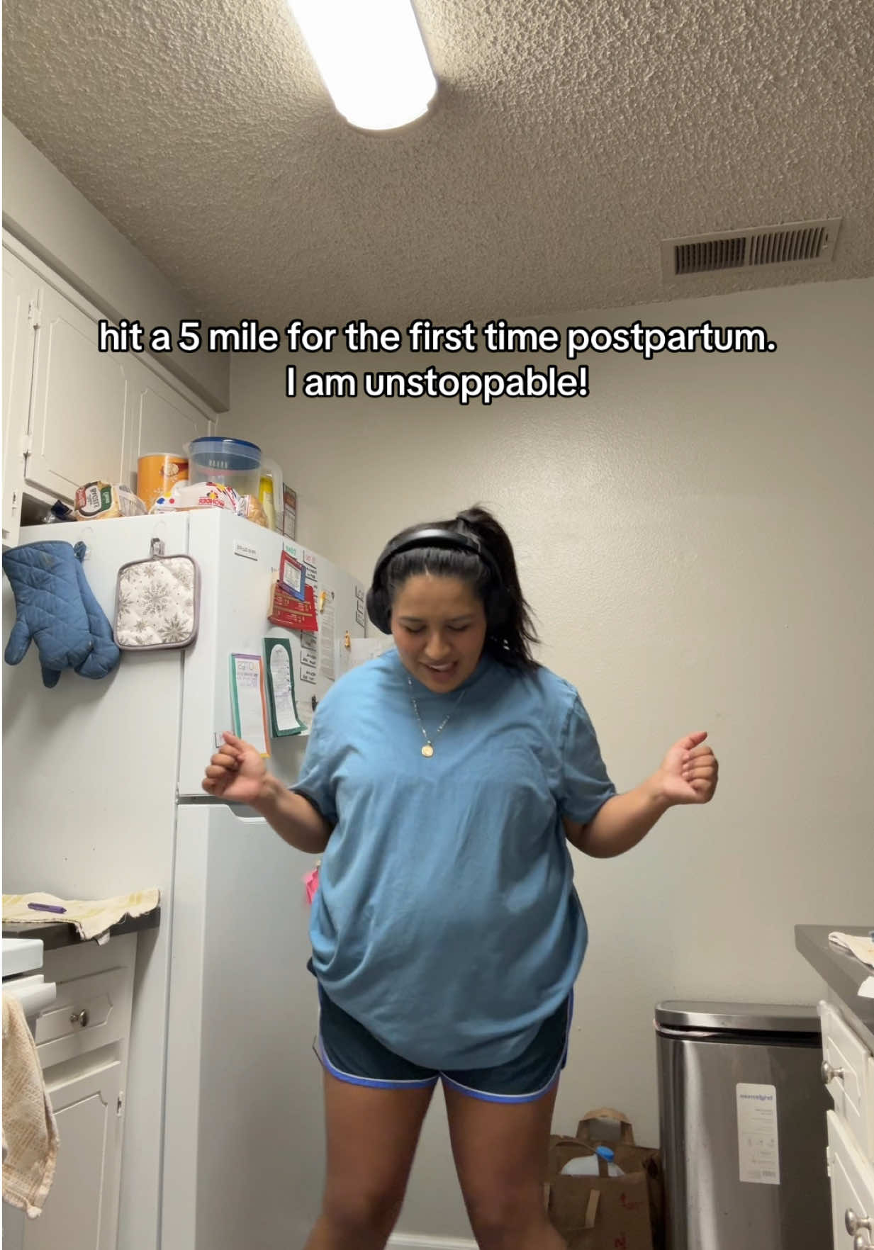 I never thought I would be so happy to go running lol #postpartum #Running #MomsofTikTok #firsttimemom #fyp 