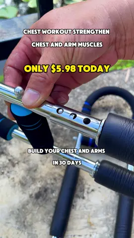 #FallFreshness #tiktokshop #homeworkout #armtrainer #workout Arm Trainer Chest workout Strengthen Chest and Arm Muscles Men's Fitness Trainer Detachable Portable Spring Resistance Home Fitness Equipment Outdoor Fun   