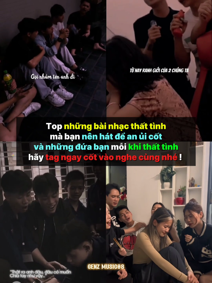 hãy hát những bài này để an ủi cốt và những đứa bạn:))) #Musiconteam🎶 #genzmusic08 #thinhhanh #xuhuongtiktok #nhacthattinh 