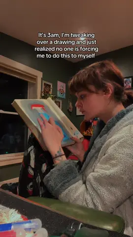 Like I can always just…stop¿ #drawing #artist #artstruggles #sketchbook 