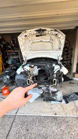 Finally got the motor out, just waiting on some parts now. #bmw #e92 #engineswap #328i 
