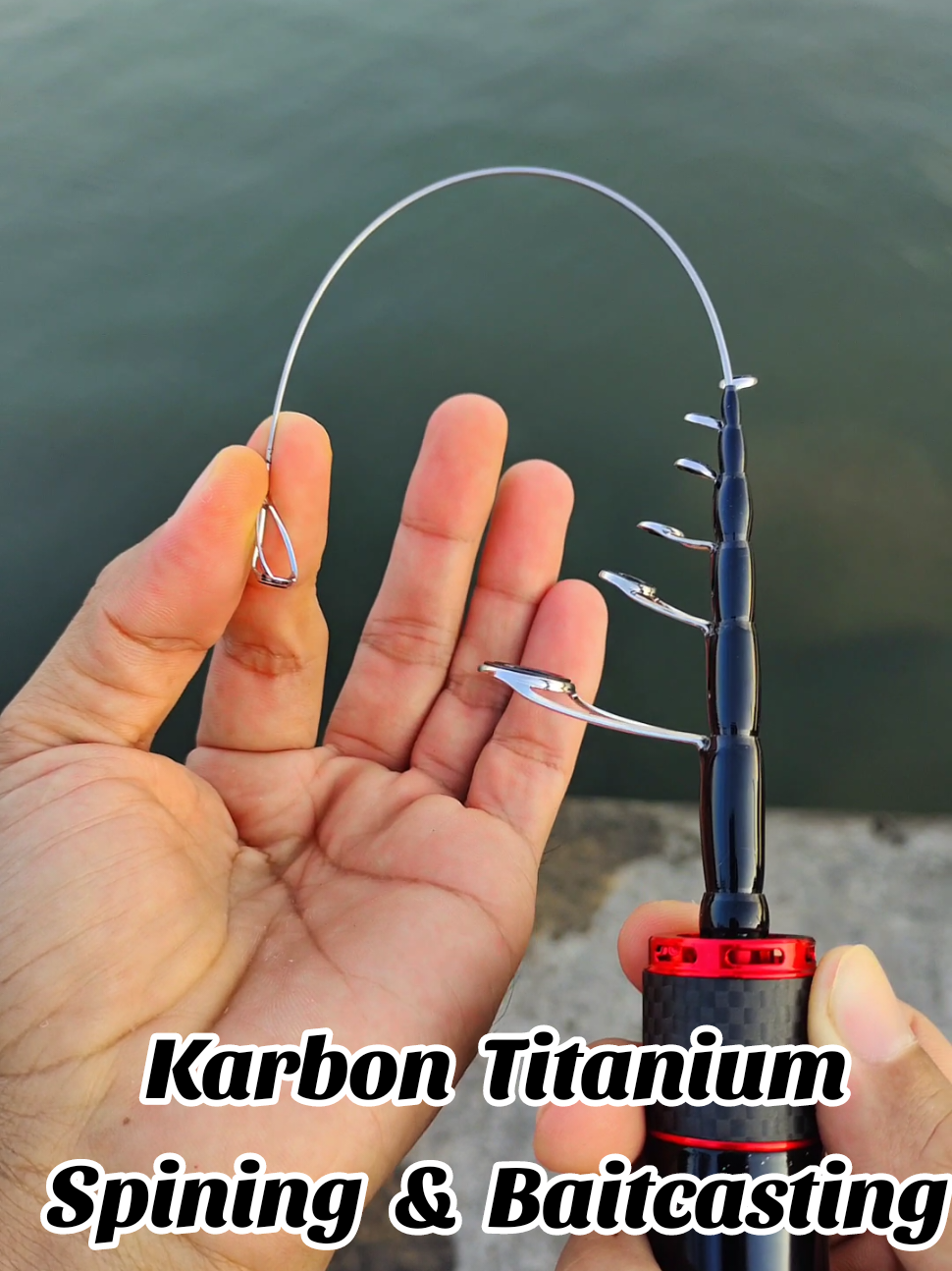 Joran Ultralight Antena teleskopic karbon titanium spining dan BC Zerox Tremor #castingfishing🎣 #joranultralight #joranpancing #castinggabus #castingtoman 
