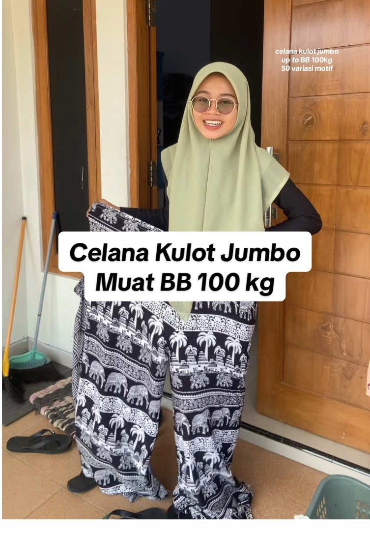 celana kulot jumbo up to 100 kg #celanapanjang #celanakulot #celanawanitamurah #kulotjumbo 
