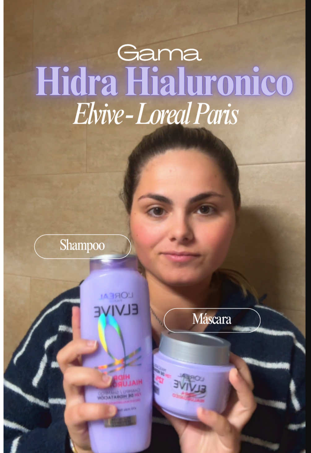 regalo de L'Oréal Paris Depois de um slick back cheio de gel e laca, nada como a rotina Elvive Hidra Hialurónico 💧 Shampoo + Máscara Nº1 do mercado = até 72h de hidratação intensa, suavidade e brilho ✨ @L’Oréal Paris  #lorealespaña   #haircare  #elvivehidrahialurónico #cabelohidratado #rotinacapilar 