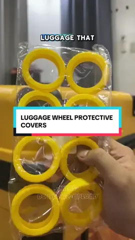 Keep your luggage wheels protected and make them look better? YES please 🙌 This is your sign to grab the upgraded luggage wheel covers! Click the yellow basket. #luggagewheelcover #luggagewheelprotectivecover #luggagewheel #wheelcover #wheelcovers 