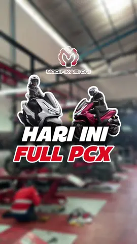 hari nya pcx 😃 #modifikasiori 