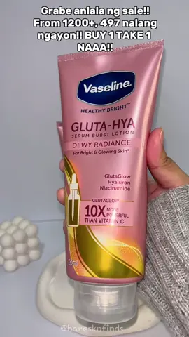 Grabe super sulit na neto!! Dalawa na matatanggap mo, naka 400+ nalang to ngayon kaya check out na habang sale pa!! ✨ #vaselineglutahya #vaseline #whiteninglotion #buy1take1 #whitening 