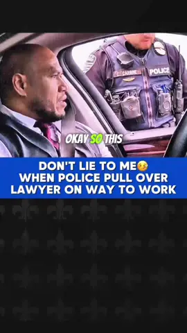 Attorney Pulled Over Denies Lies in FollowUp #police #cops #bodycam #viral #fyp 