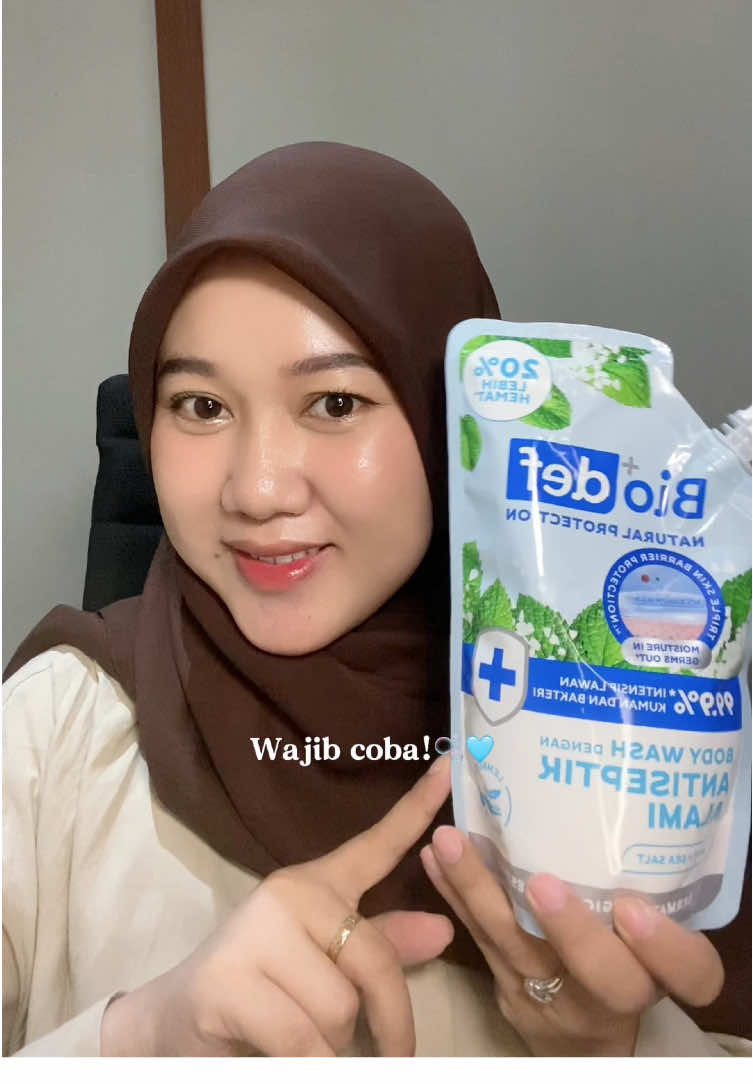 Tips kulit sehat sehari-hari pake sabun Biodef Mint Sea Salt! Seger bgt✨🩵🫧 @biodef.id  #skinbarriersehat #rekomendasijagaskinbarrier #biodef #sabunbiodef #bodywash 