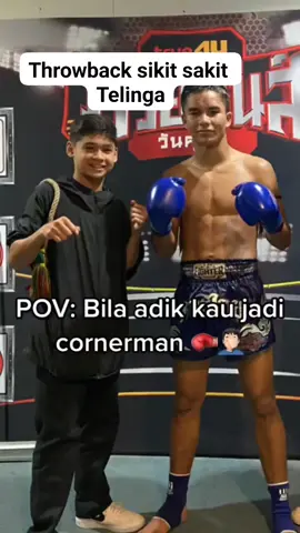 throwback 2022 miki jadi cornerman jojo 😂 #mikighazali #johanghazali #2022 