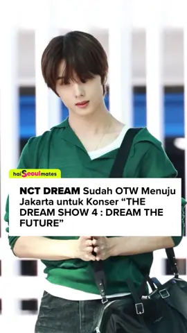 Safe flight, Dremies! Hari ini (26/9), NCT DREAM berada di bandara Incheon untuk melakukan penerbangan menuju Jakarta, Indonesia. NCT DREAM akan menggelar “THE DREAM SHOW 4” selama dua hari, 27-28 September di JIS #NCTDREAM #HaiSeoulmates #hsm_nctdream 