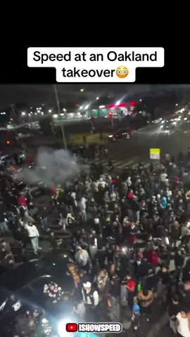 Speed gets wild at an oakland side show😳 #clip #ishowspeed #takeover #oakland #bayarea 