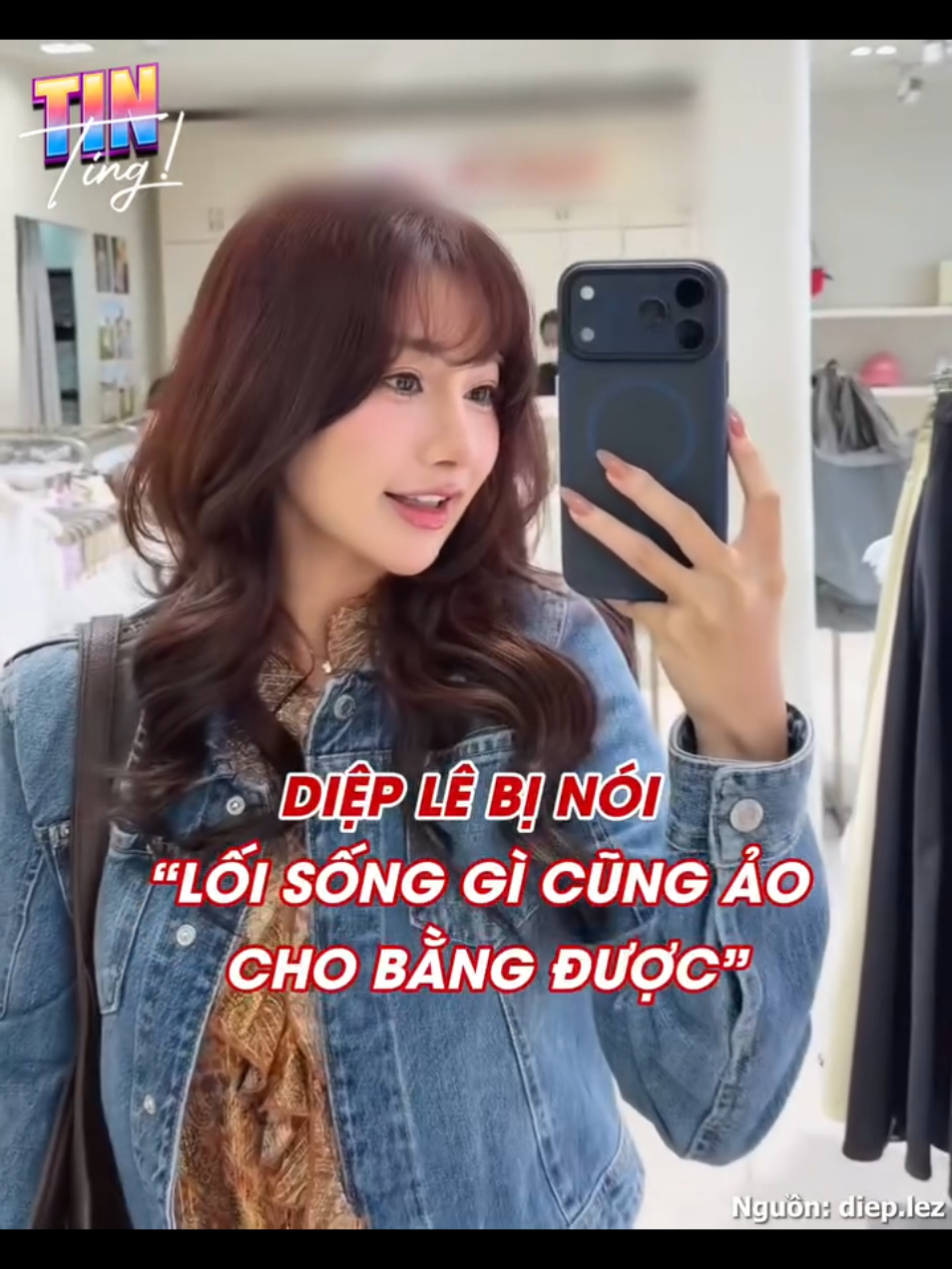 Diệp Lê đập hộp điện thoại bị nói lối sống 