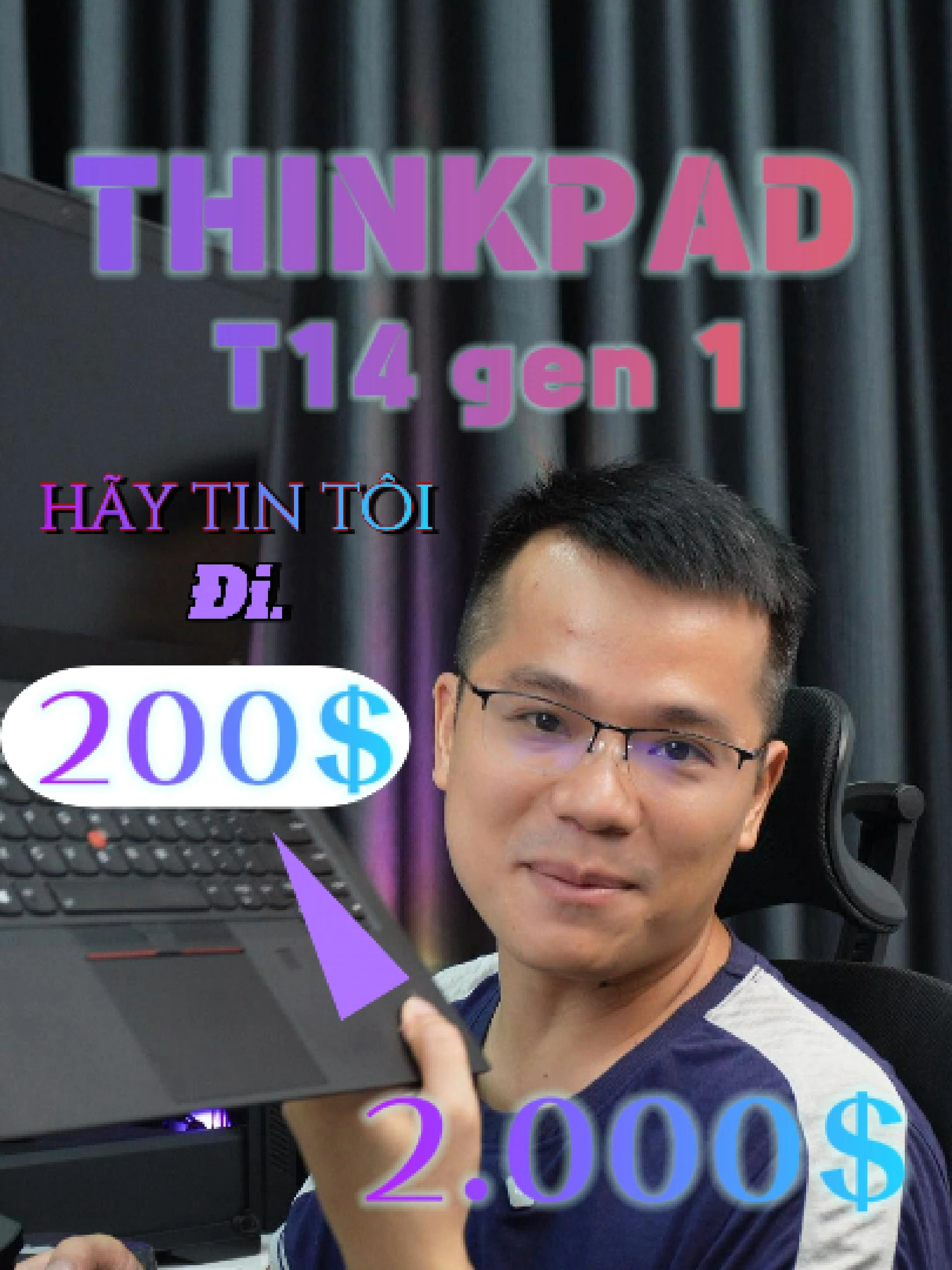 Hãy bỏ hết laptop kĩ thuật đi Thinkpad T14 2000$ Chỉ còn 200$ #laptop #Tanphan #thinkpad #T14