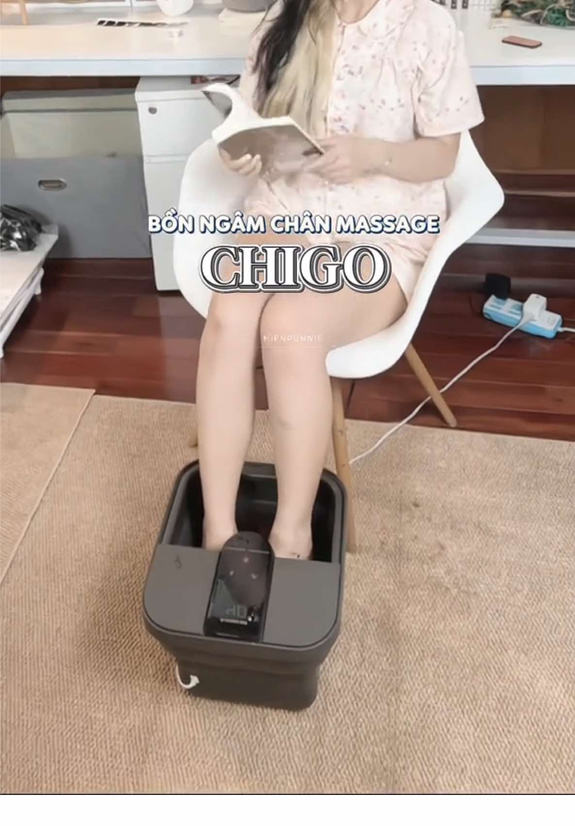 Bồn chậu ngâm chân massage tự động làm nóng nước chống giật Chigo #bonngamchan #bonngamchanmassage #chaungamchan #chaungamchanmassage #chigo 