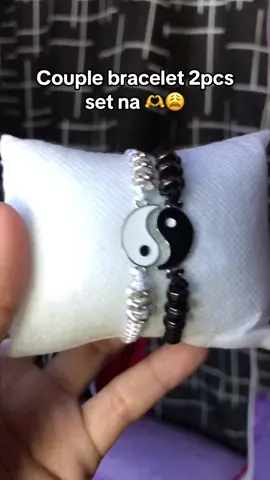 Couple bracelet 2pcs set na 😩🫶#couplebracelet #fyp #bracelet #trending 