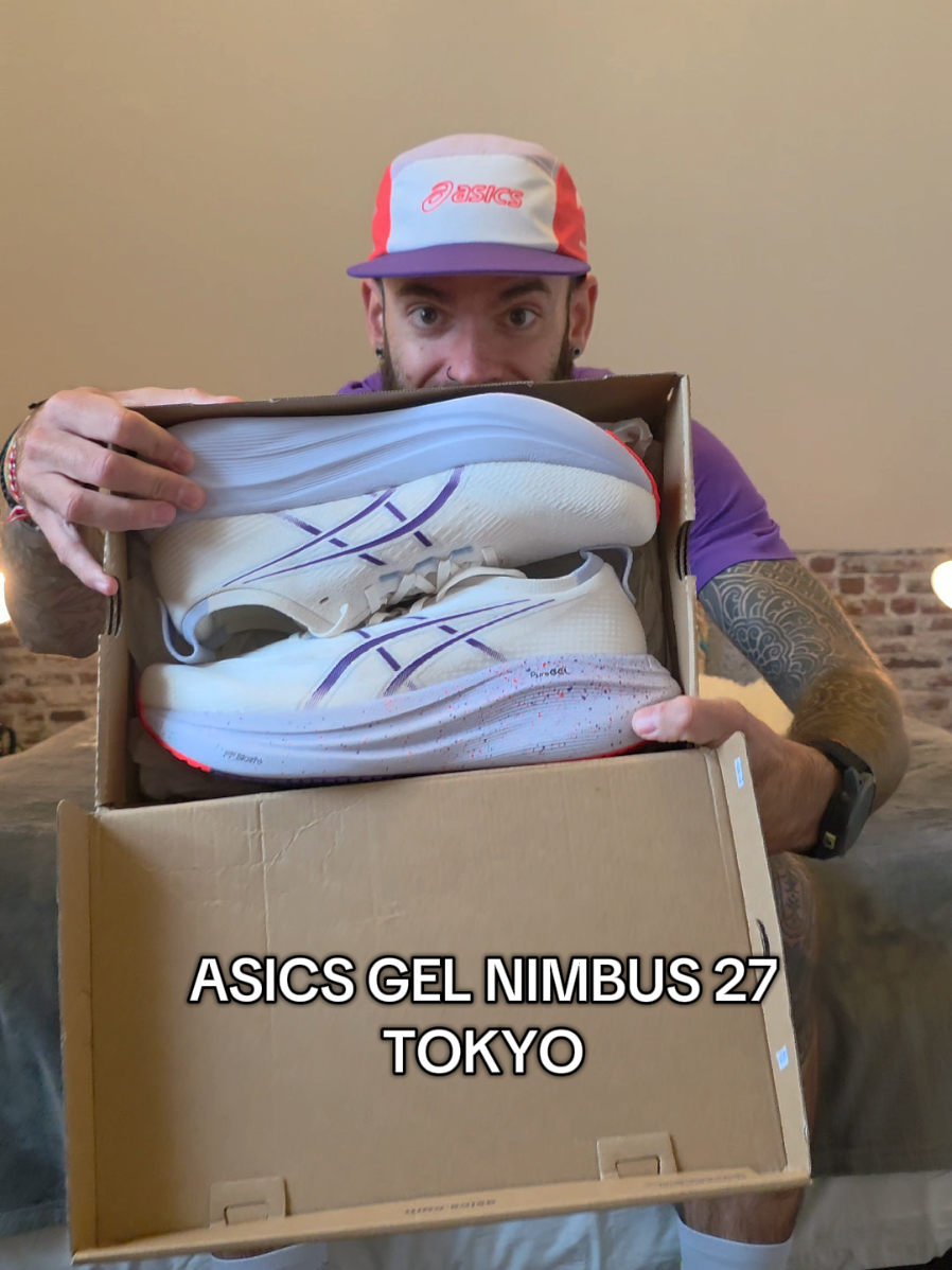 RUN TEST ASICS GEL NIMBUS 27 🌸🏃‍♂️ Une véritable pépite, cette nouvelle édition TOKYO est vraiment superbe. Idéal pour des footings à allure modérée, le confort avec un amorti maximal 🔥🔥 #pourtoi #ASICSFrontRunner2025 #Running #marathon #trail 