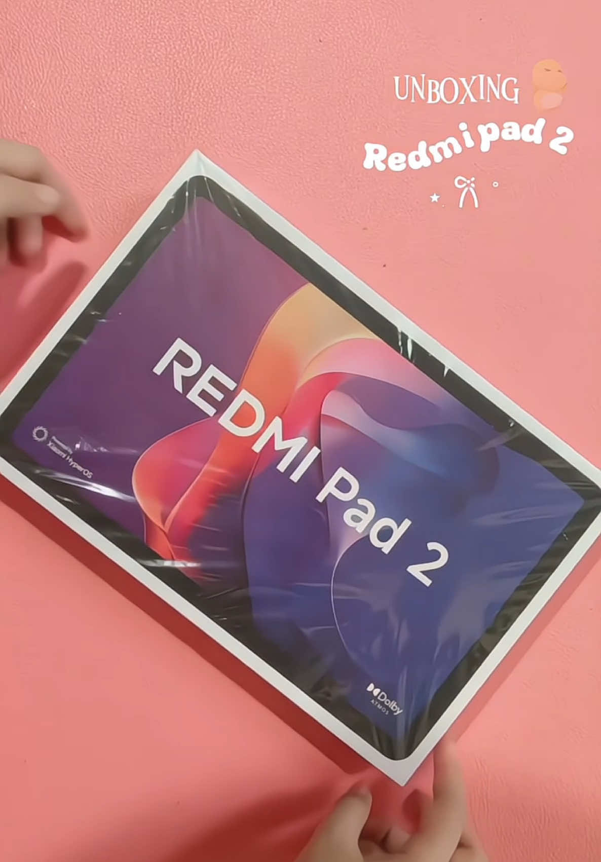 Hello gess ⋆. 𐙚 ˚ #redmipad2 #xiaomi #mintgreen #matcha #unboxing 