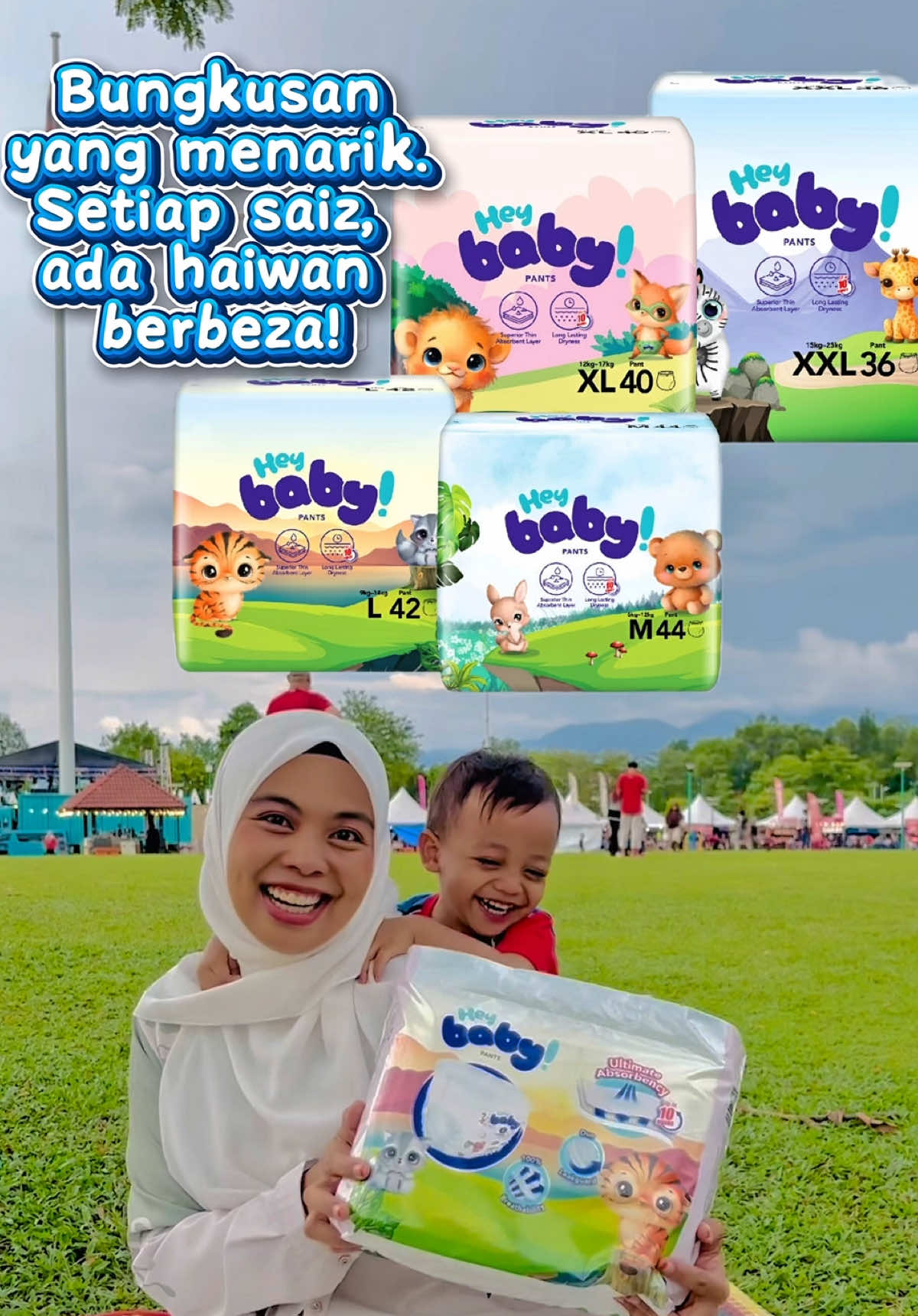 Hari-hari bersama si kecil penuh dengan gelak tawa, langkah kecil, dan pelukan hangat. 💛 Tapi di sebalik semua itu, I sentiasa nak pastikan satu perkara  👉 Si manja sentiasa selesa & dilindungi, dari pagi sampai malam. 🌼 Heybaby! Pants direka khas untuk anak yang aktif dan banyak bergerak! ✔️ Kekeringan hingga 10 jam – bebas bermain tanpa rasa lekit ✔️ Lapisan serapan nipis & pantas – maksimum serapan tanpa tebal ✔️ 100% bahan bernafas – kulit bayi kekal kering & selesa ✔️ Duo LeakGuard – pelindung bocor berganda, muat kemas di kaki Anak suka sebab comel & selesa. I suka sebab tiada drama bocor & ruam. 🍼 💛 Heybaby! Teman setia si manja, untuk setiap detik berharga. 📲 Dapatkan di TikTok Shop sekarang 👉 @HeyBaby Malaysia  #heybaby #heybabydiaper #heybabymy #babytok #babydiaper    
