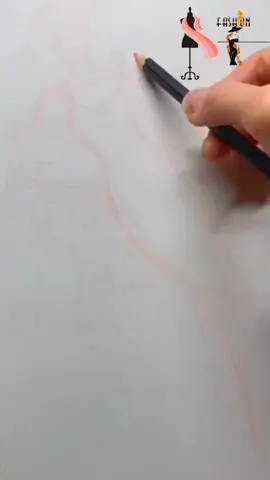 Fashion Style sketch ✏️✍️  #creatorsearchinsights2025 #sketch #fashion #myvideoviral #viraltiktok 