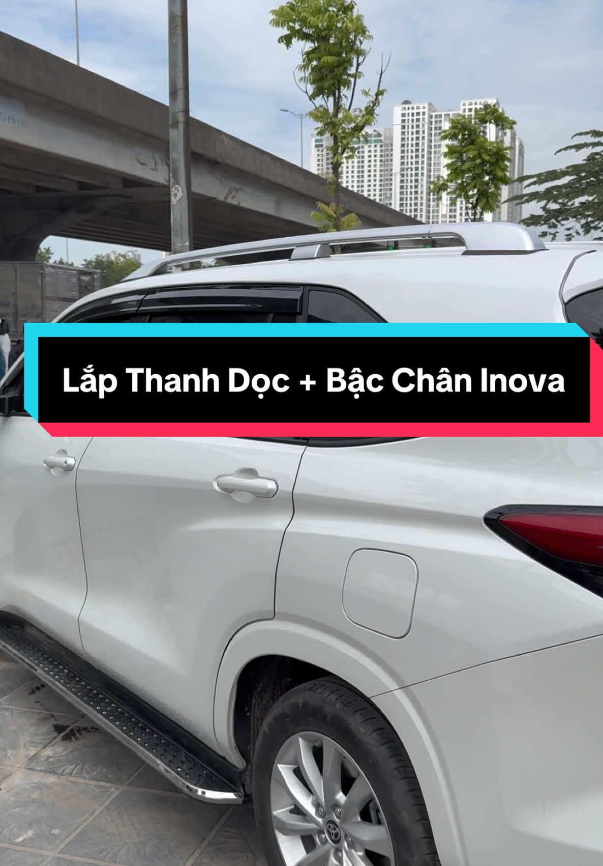 Lắp Thanh Dọc Cho Inova Cross #inova #gianocoto #xuhuong 