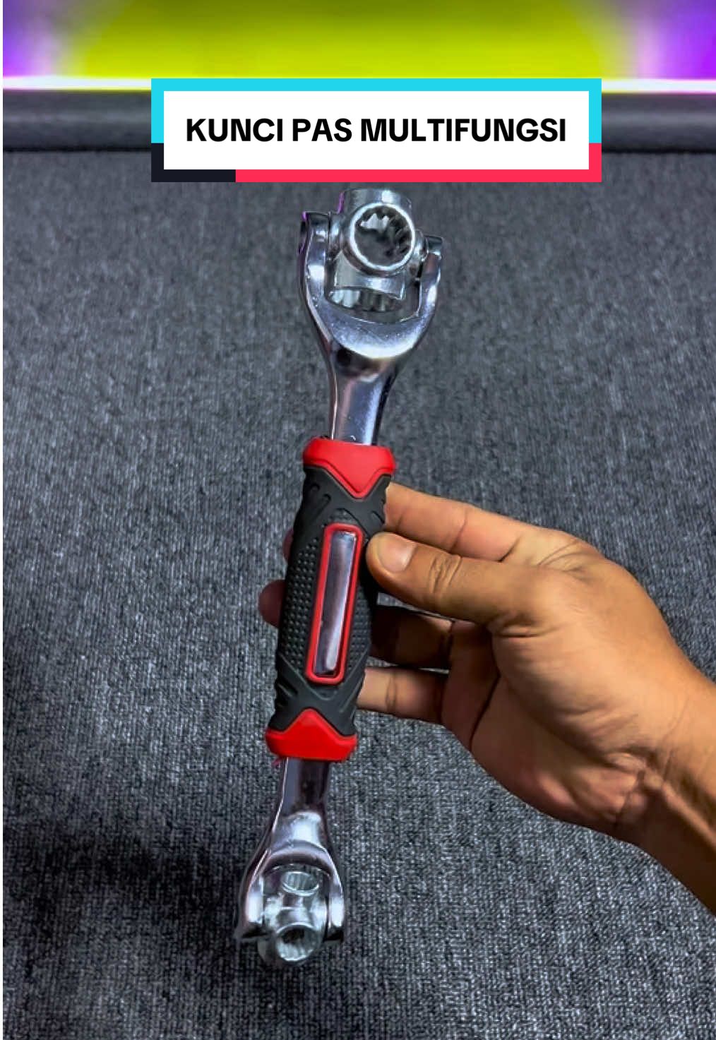 Kunci Pas Multifungsi 48 in 1 🔧 solusi praktis buat kamu yang butuh satu kunci untuk semua ukuran! ✅ Bisa diputar 360° ✅ Cocok untuk baut 8–19mm ✅ Ganti 48 fungsi hanya dengan 1 alat ✅ Praktis buat motor 🚲, mobil 🚗, pipa 🚿, dan peralatan rumah 🏡 Jangan buang waktu cari kunci lain, cukup satu ini aja semua beres! #kuncipas #kuncipasmultifungsi #kunci48in1 #kunciserbaguna #diytools 