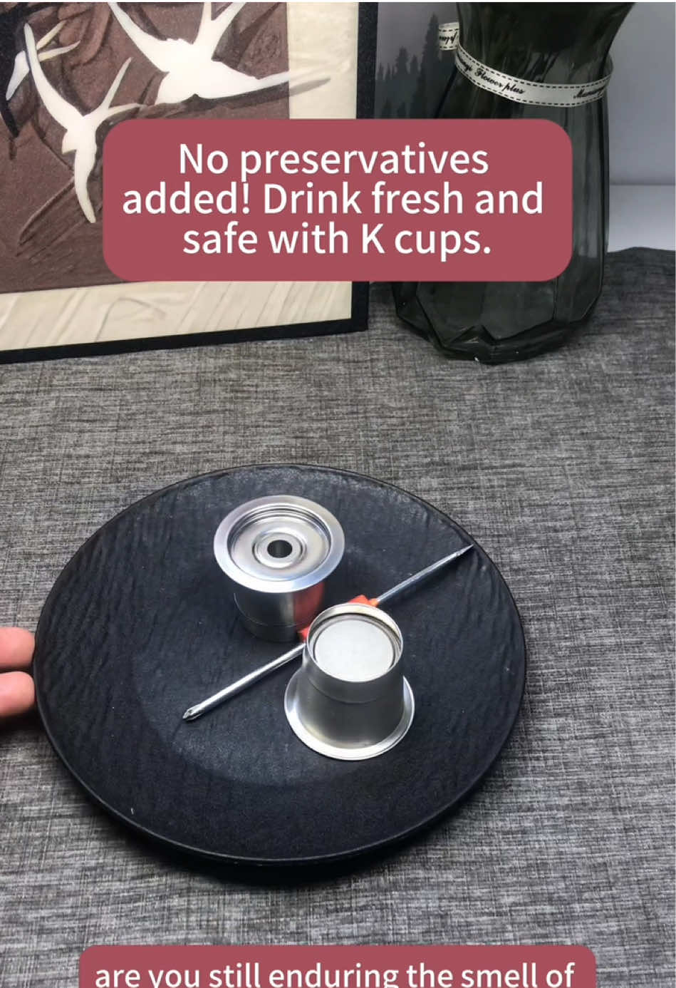 Don't let a disposable plastic pod limit your taste—and stop paying for waste. This stainless steel coffee K-Cup provides a truly 