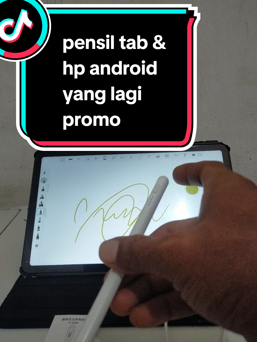 stylus pen, untuk belajar anak menulis dan menggambar di tab atau tablet 