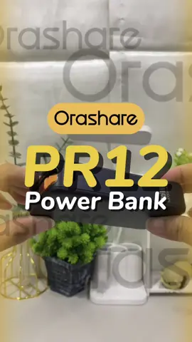 Charge like a pro! Fast and furious charging! because life waits for no one with the Orashare PR12 Power Bank!🔌💥 #SpeedyCharge #Orashareph #affordable #sale #ElectronicsOnTrend 
