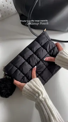 Puffer Makeup Pouch #makeuppouch #makeuporganizer #pouchbag #pufferpouch #pouchorganizer 