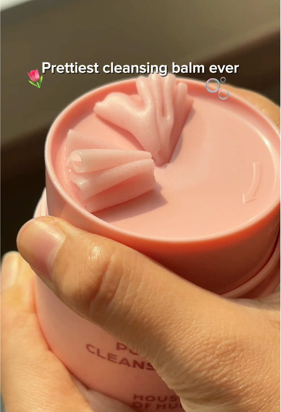 who’s in love with this cute cleansing balm? 🥺💖 #houseofhur #purifyingcleansingbalm #cleansingbalm #kbeauty #skincarekorea 