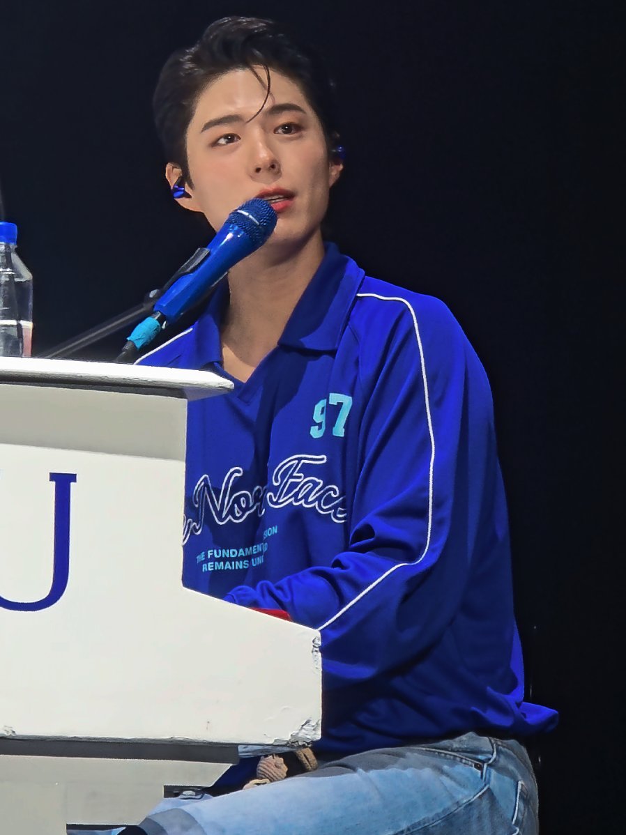 Mi bb cantando la canción de mis bbs a pedido del público 💕  #parkbogum  #bts  #fanmeetingbewithyouchile 