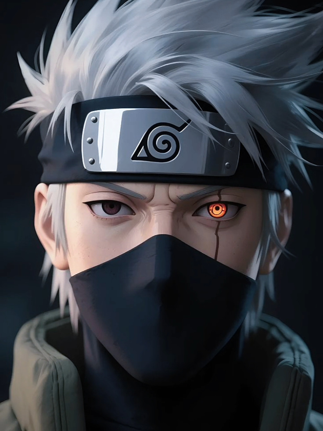 Kakashi Hatake🤍 #Ai #kakashi #kakashihatake #kakashisensei #wallpaperanime 