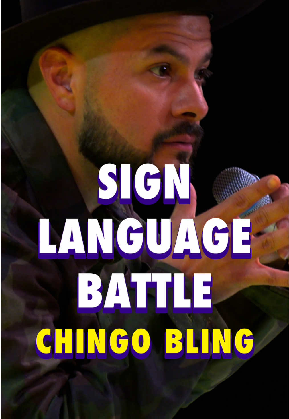 Chingo knows how to throw hands ✊🏽✊🏽 #hacomedy #funny #standupcomedy #deaf #disability 