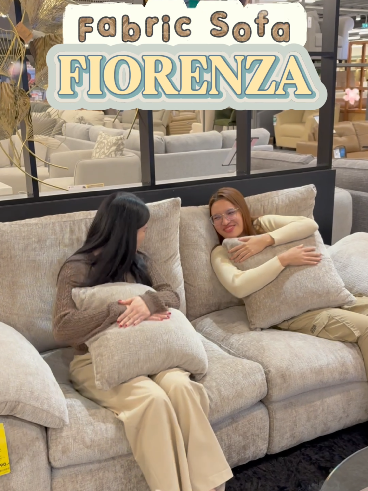 🛋️โซฟาผ้าผสมขนห่าน🪿 รุ่นฟิโอเรนซ่า นุ่มสบายสุดๆ #IndexLive #ช้อปกันวันเงินออก #TikTokShopช้อปกันวันเงินออก #โซฟาผ้า